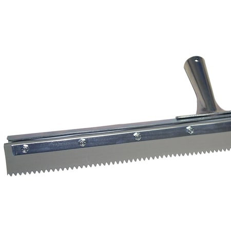 The Brush Man 36 in Floor Squeegee, 3/16 in Serrations, Non-Marking, 6PK FS36SE-3/16